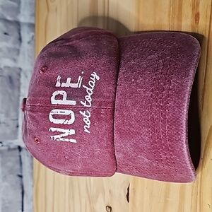 Fun HAT " NOPE not today"
